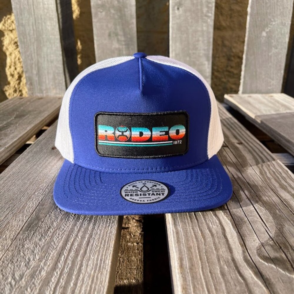 Hooey "Rodeo" Blue & White Snap Back Cap